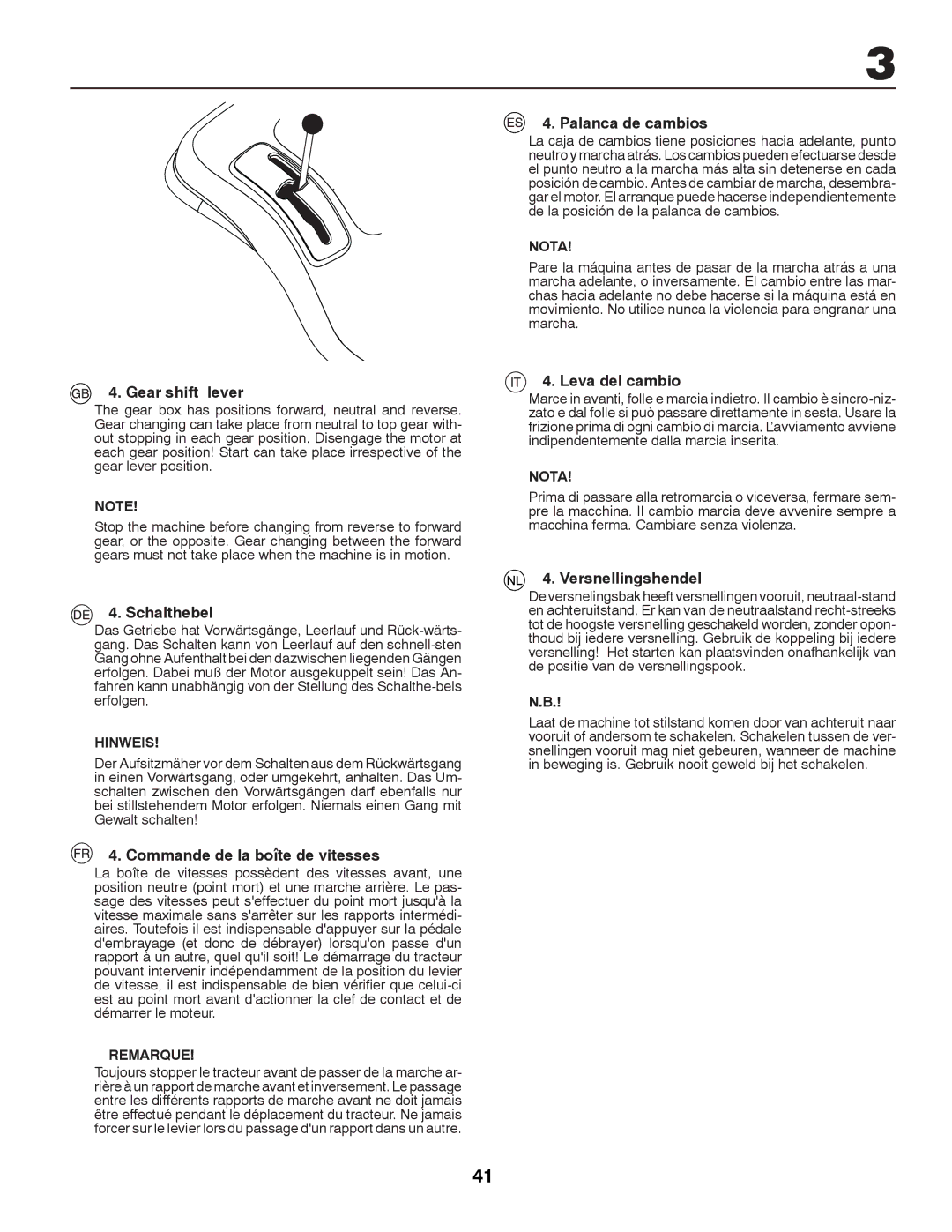 Partner Tech P12597RB Gear shift lever, Schalthebel, Commande de la boîte de vitesses, Palanca de cambios, Leva del cambio 