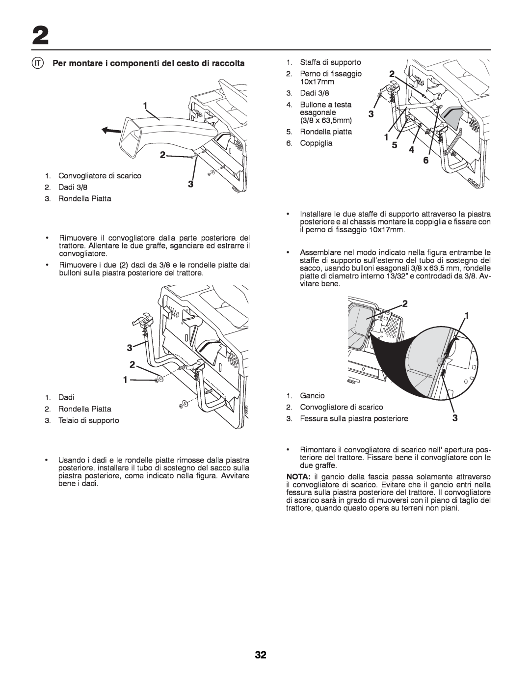 Partner Tech P12597RB instruction manual Per montare i componenti del cesto di raccolta 