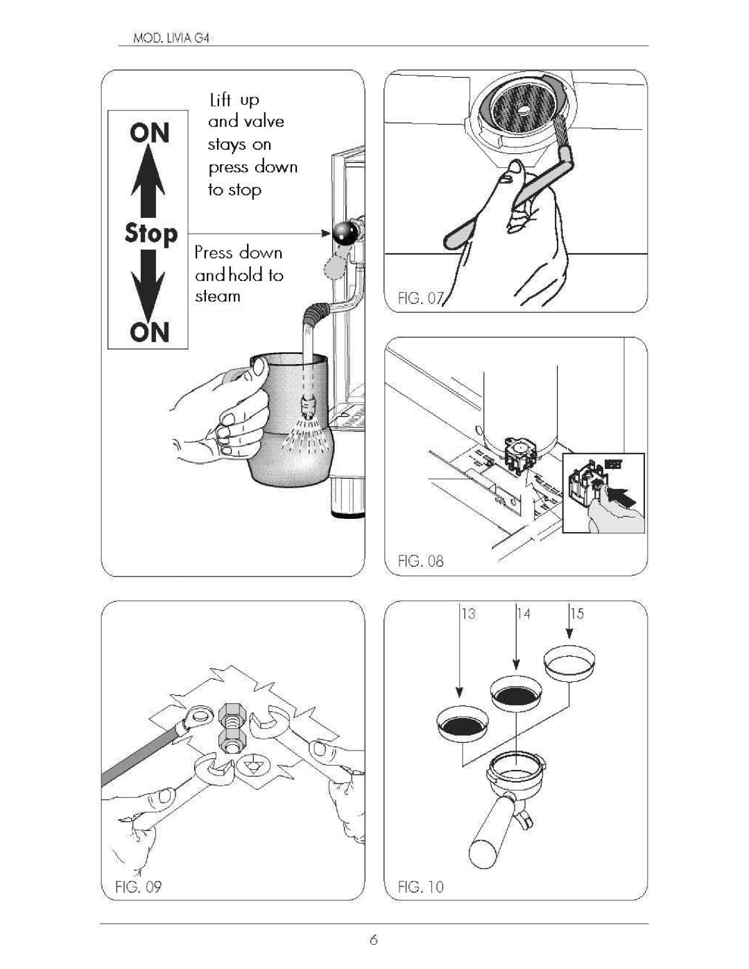 Pasquini Espresso Company LiviaG4AutoPID, LiviaG4SemiPid manual 