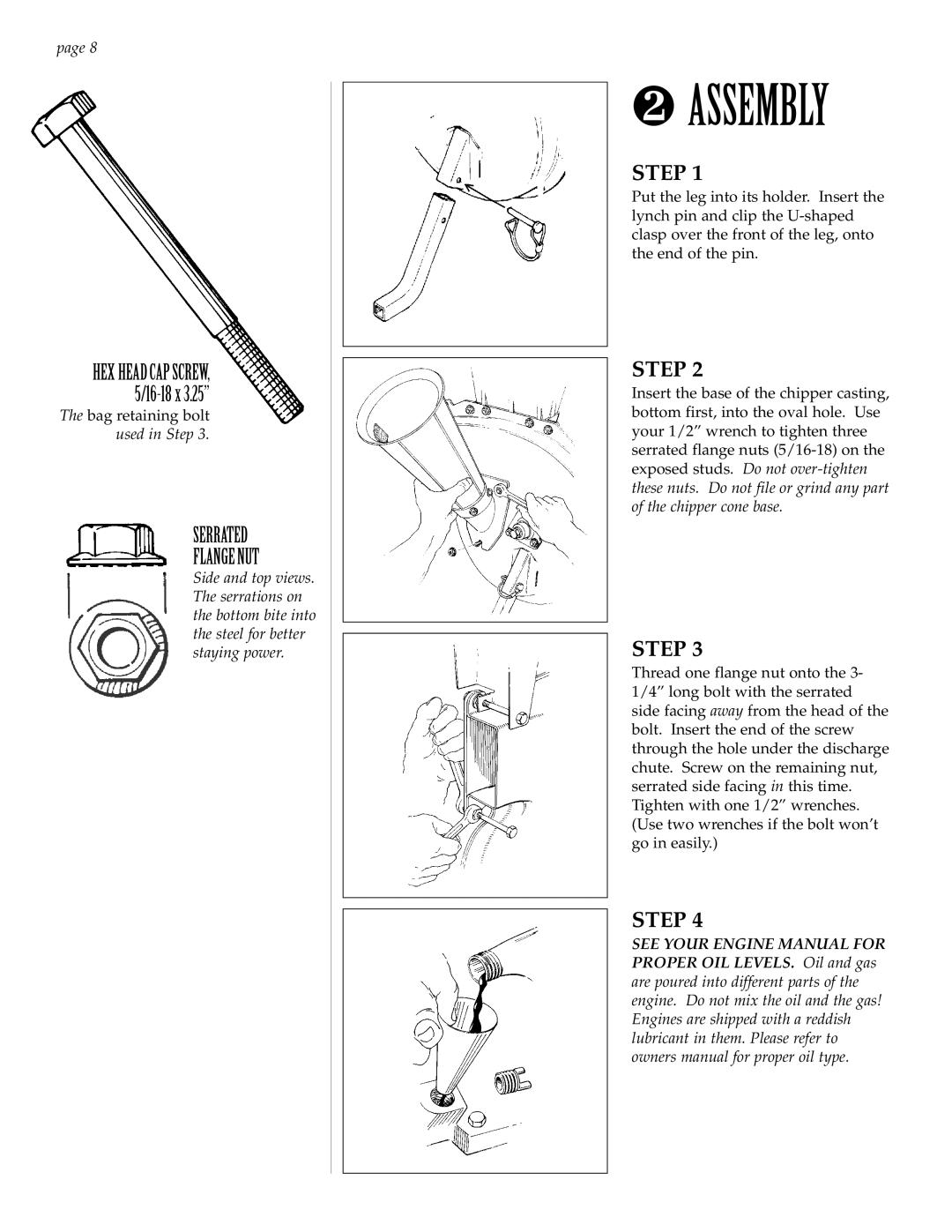 Patriot Products 10F-CSV manual ❷ Assembly 