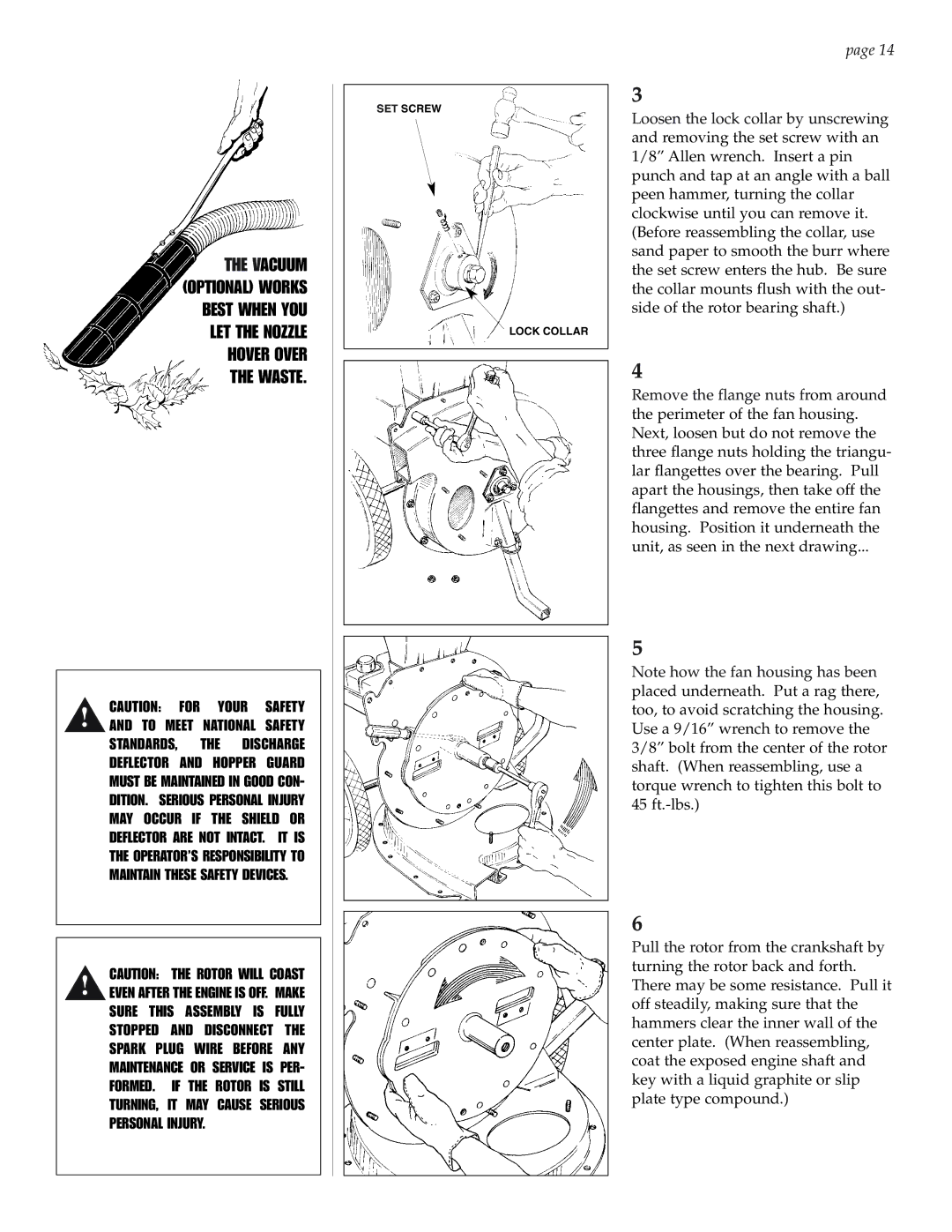 Patriot Products 5F, 6F, 8F, 10F manual Maintain These Safety Devices 