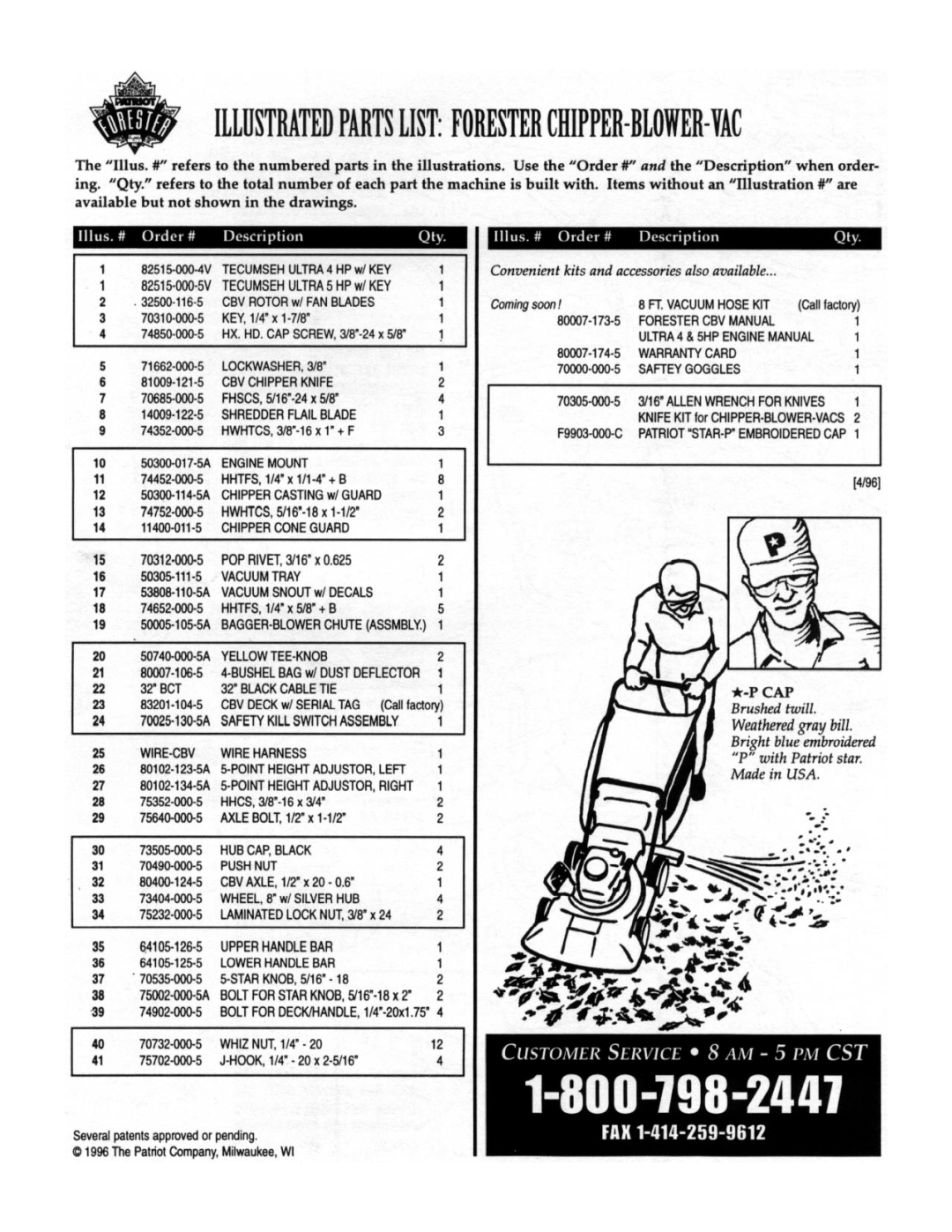 Patriot Products T5-CBV manual 