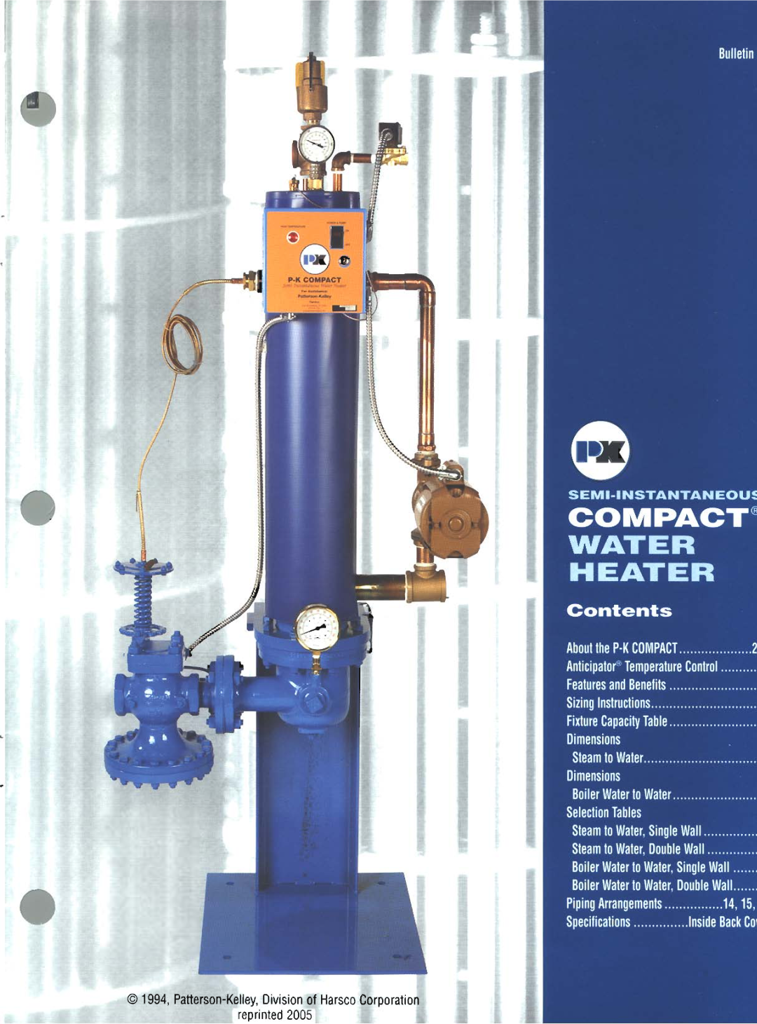 Patterson-Kelley Compact Water Heater manual 
