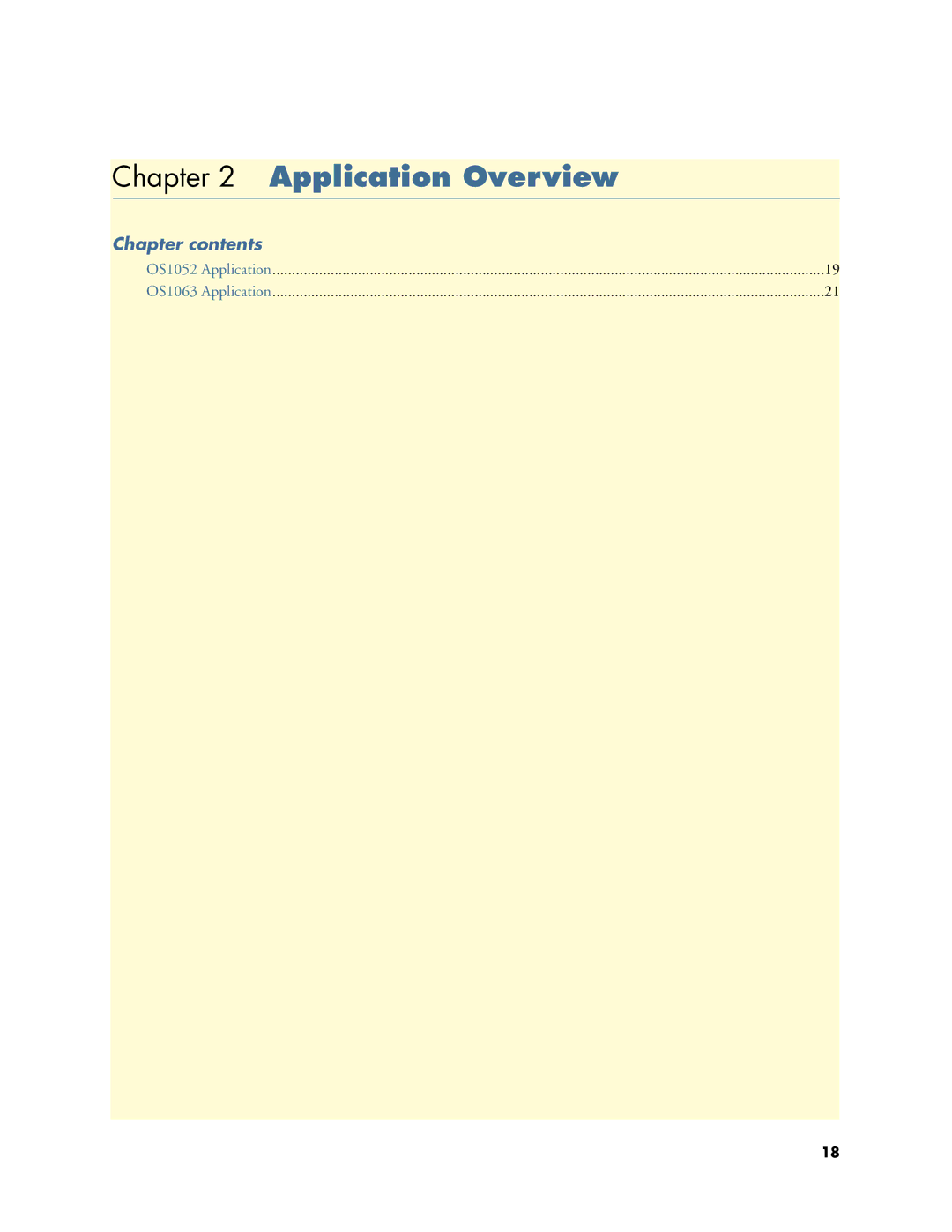 Patton electronic 07MOS10xx-GS, 1063 manual Application Overview, Chapter contents 