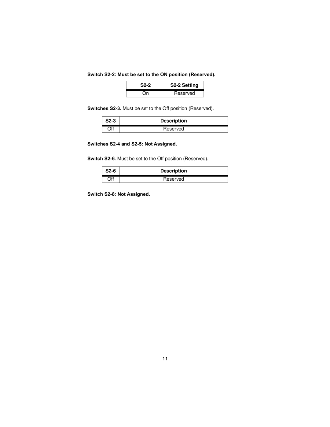 Patton electronic 1052 user manual S2-3, S2-6 