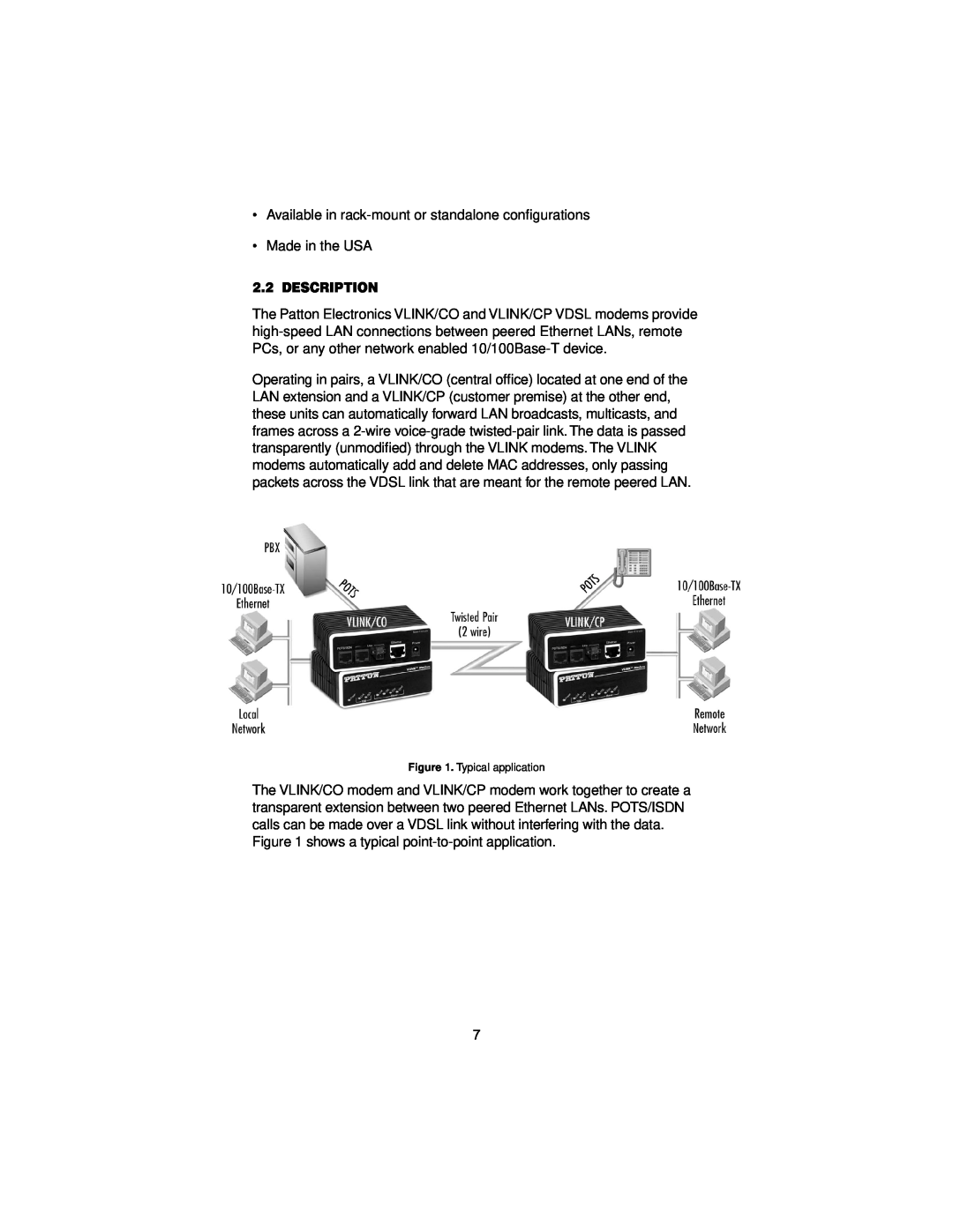 Patton electronic 1068 user manual Description, Available in rack-mount or standalone conﬁgurations Made in the USA 