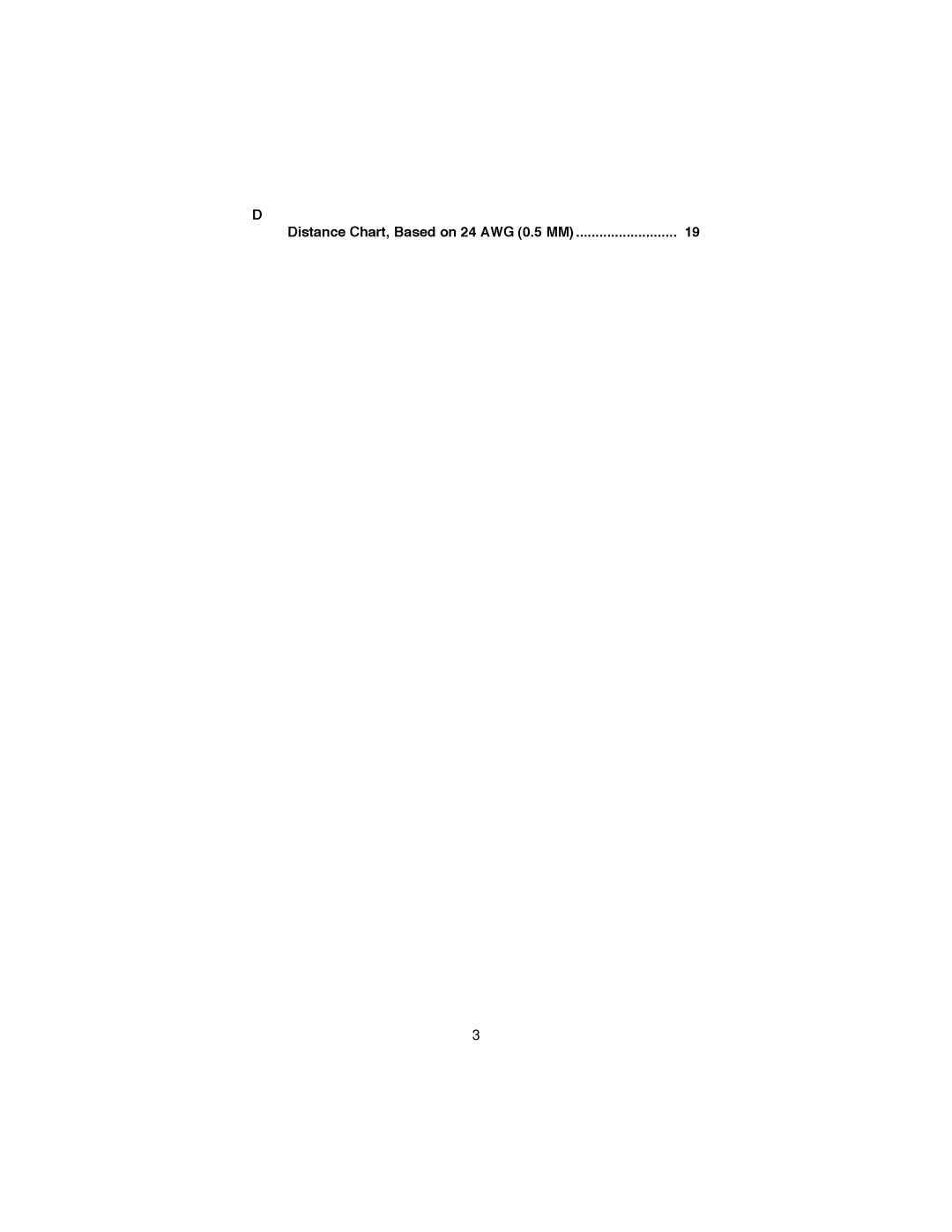 Patton electronic 2150 user manual Distance Chart, Based on 24 AWG 0.5 MM 