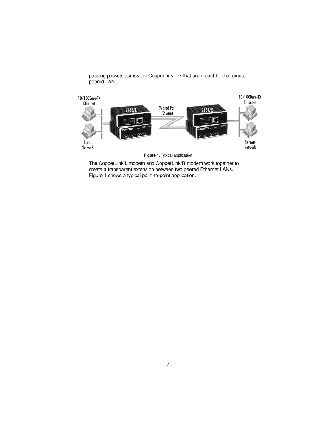 Patton electronic 2158 user manual Typical application 