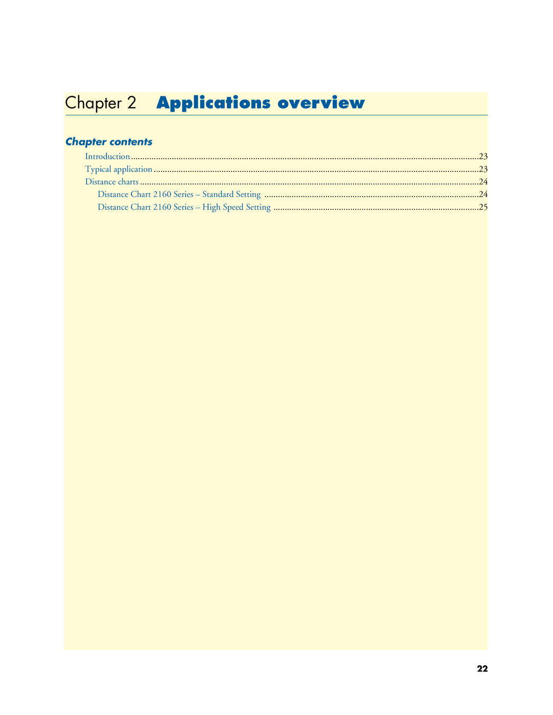 Patton electronic 2160 Series, 07M2160-GS manual Applications overview, Chapter contents 