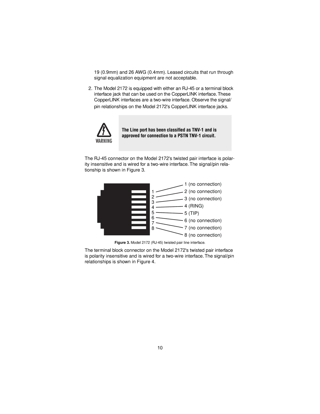 Patton electronic 2172 user manual Ring 