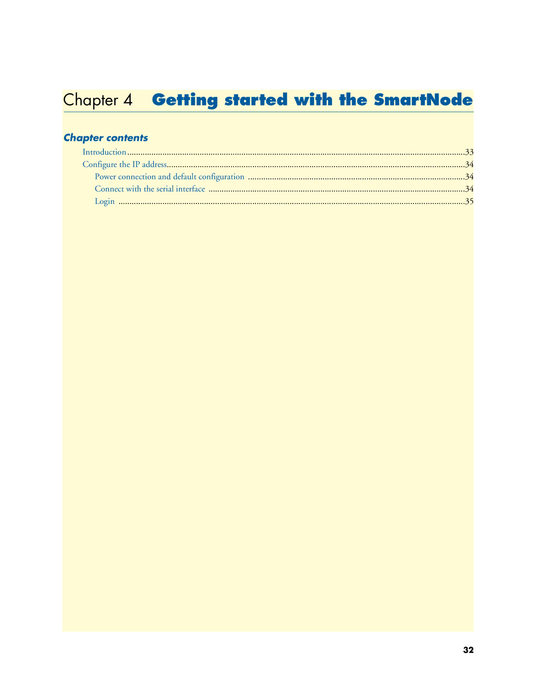 Patton electronic 2294, 2292 manual Getting started with the SmartNode, Chapter contents 