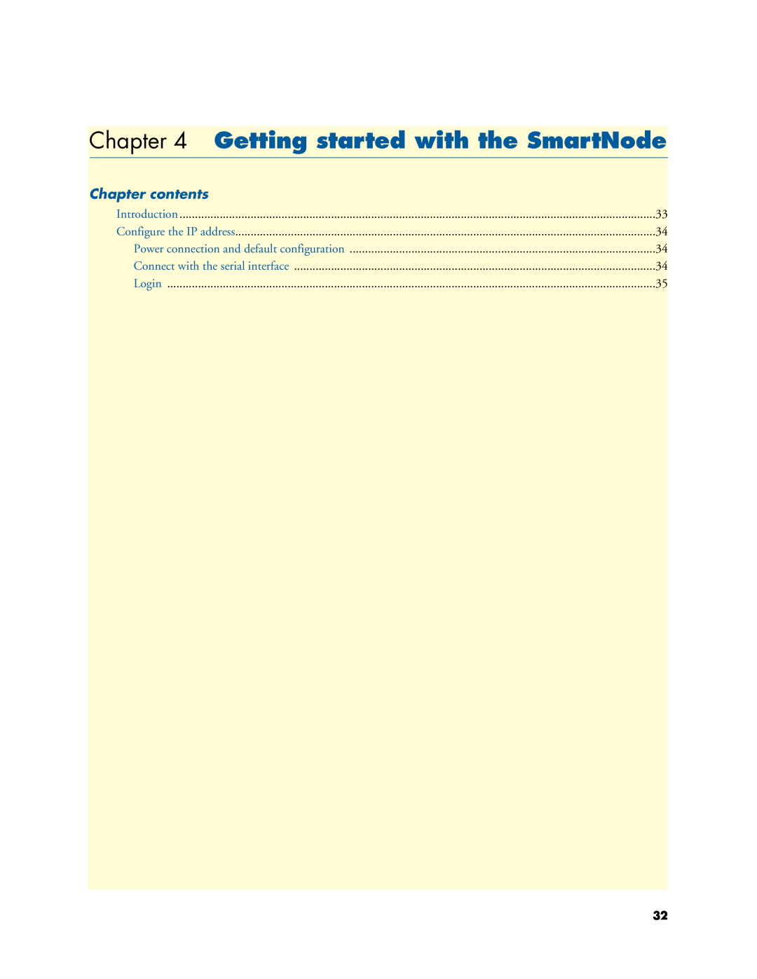 Patton electronic 2294, 2292 manual Getting started with the SmartNode, Chapter contents 