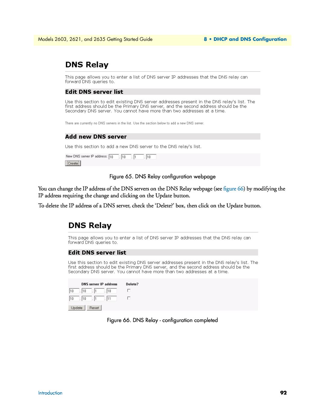 Patton electronic 2621, 2635 manual DNS Relay conﬁguration webpage, DNS Relay - conﬁguration completed 