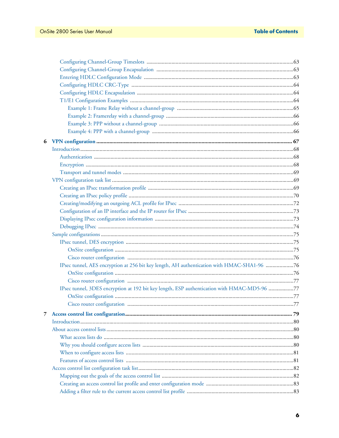 Patton electronic 2800 user manual VPN configuration 