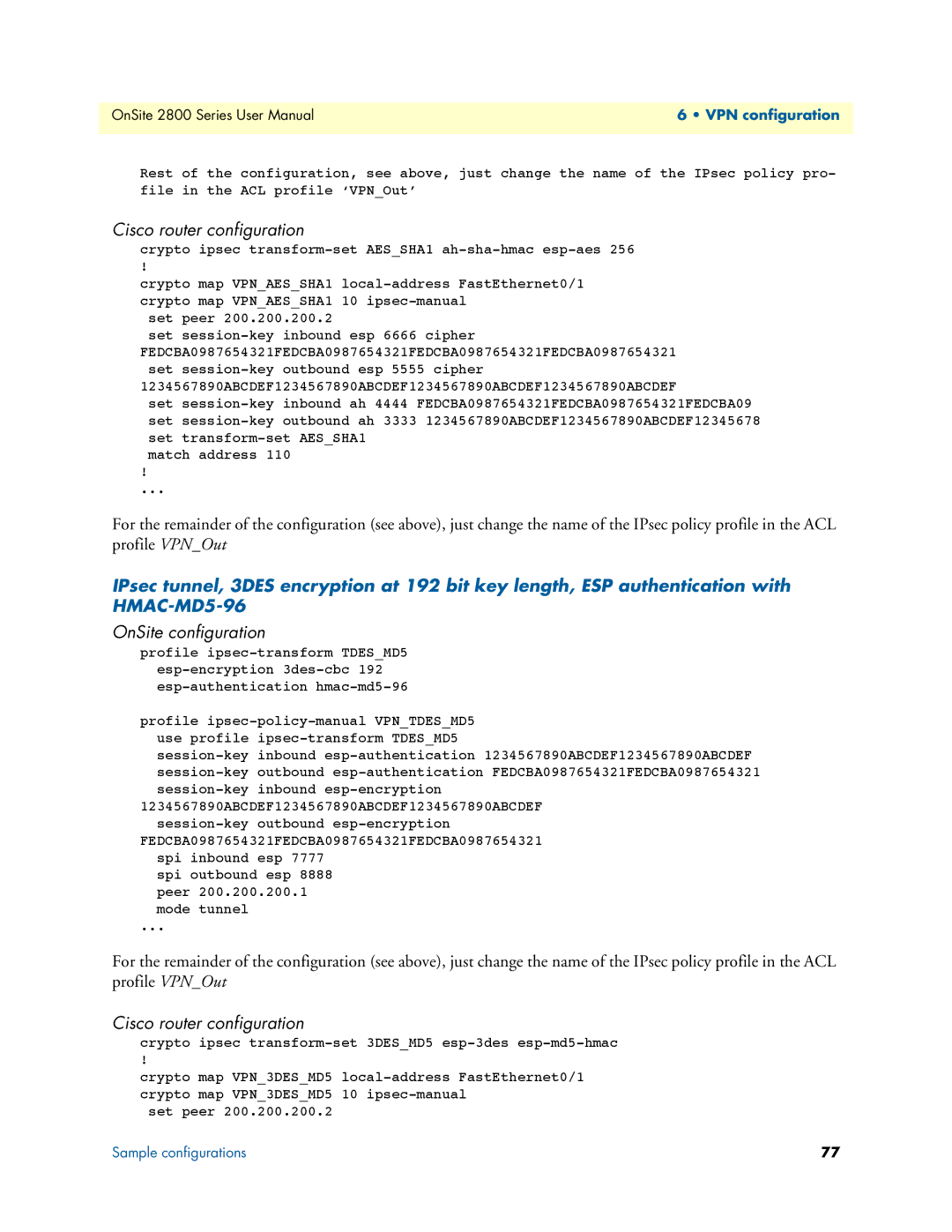 Patton electronic 2800 user manual Cisco router configuration 