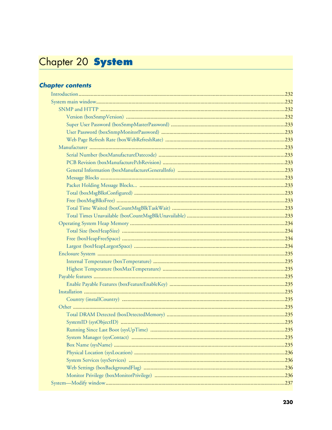 Patton electronic 29XX manual System 