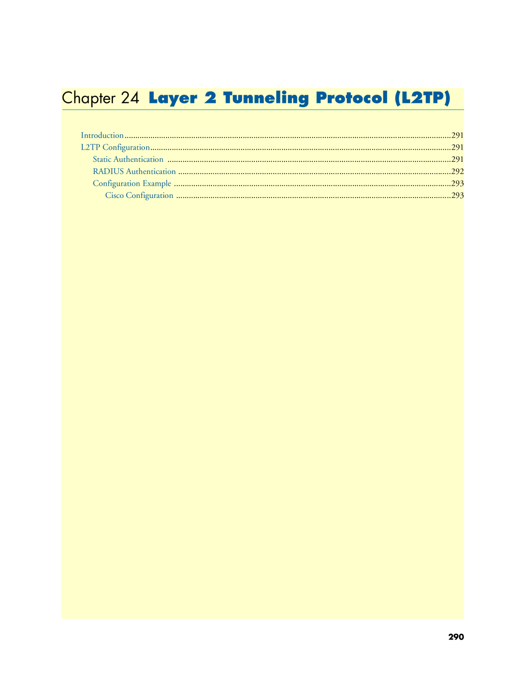 Patton electronic 29XX manual Layer 2 Tunneling Protocol L2TP 