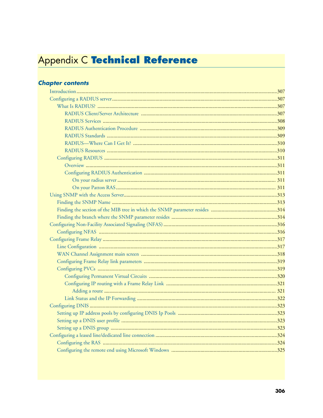 Patton electronic 29XX manual Appendix C Technical Reference 