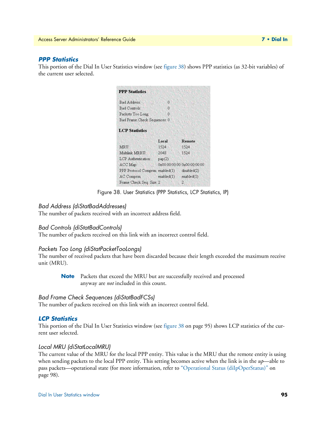 Patton electronic 29XX manual PPP Statistics, LCP Statistics 