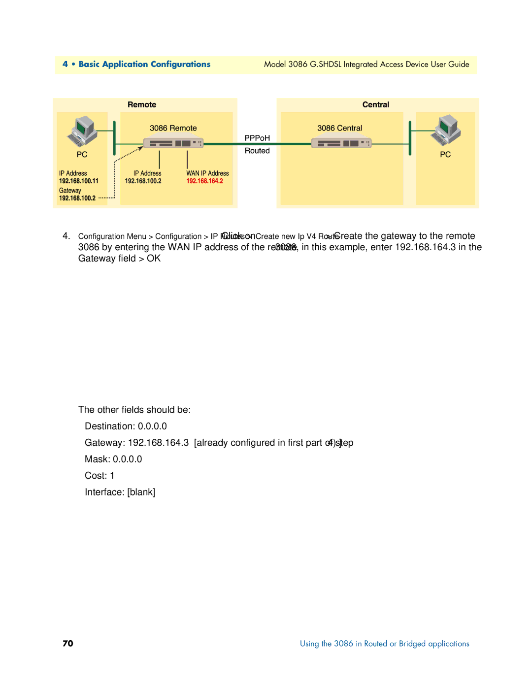 Patton electronic 3086 manual Basic Application Configurations 