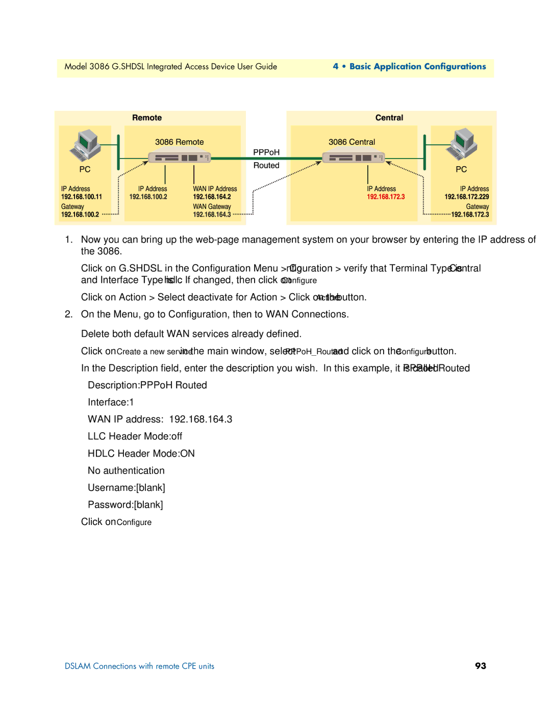 Patton electronic 3086 manual Basic Application Configurations 