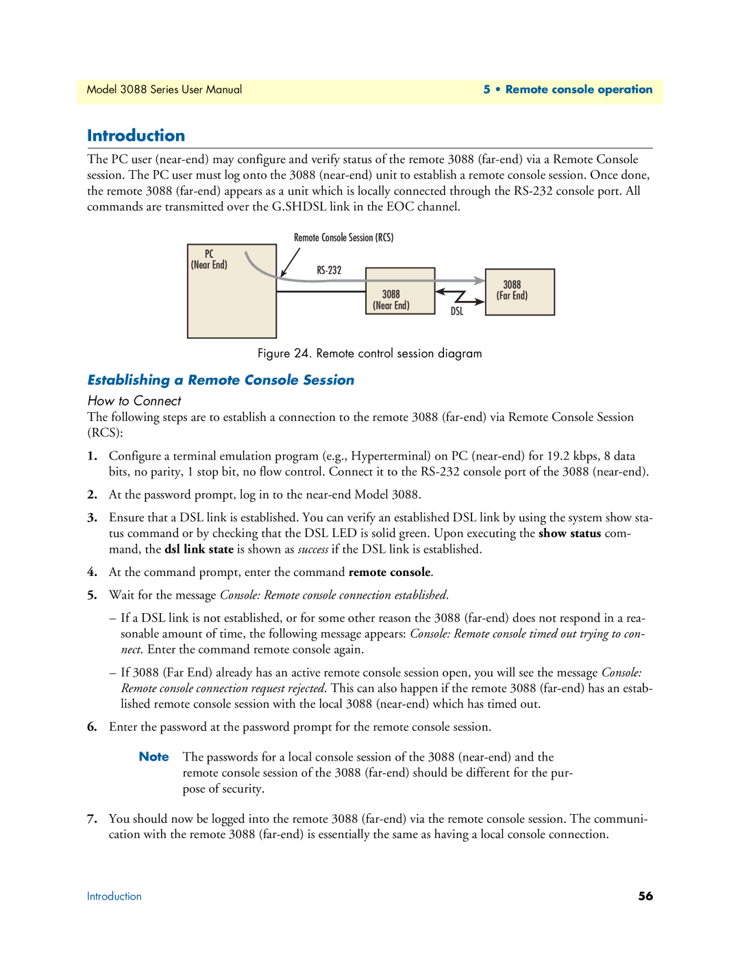 Patton electronic 3088 Series user manual Establishing a Remote Console Session, How to Connect 