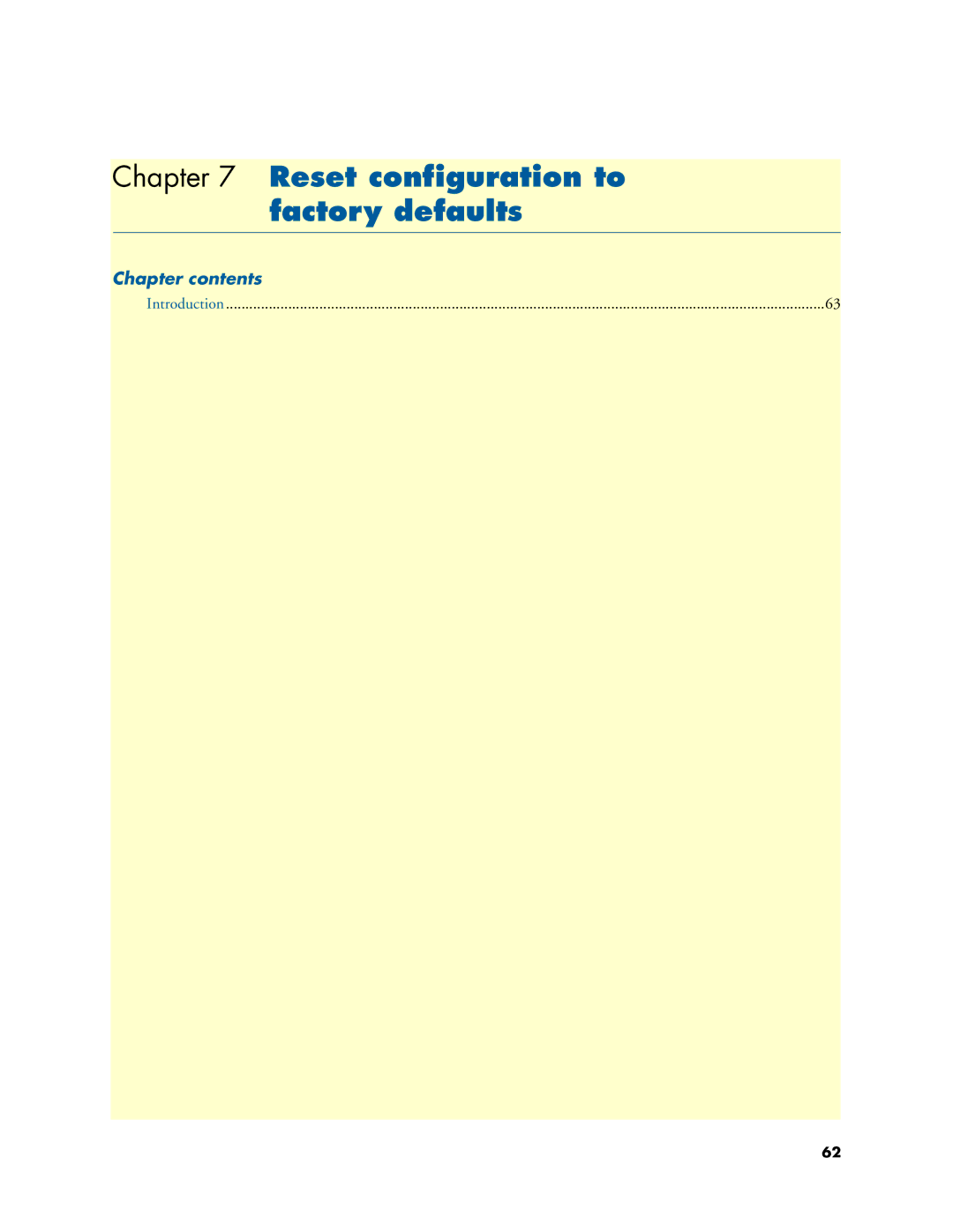 Patton electronic 3088 Series user manual Reset configuration to factory defaults 