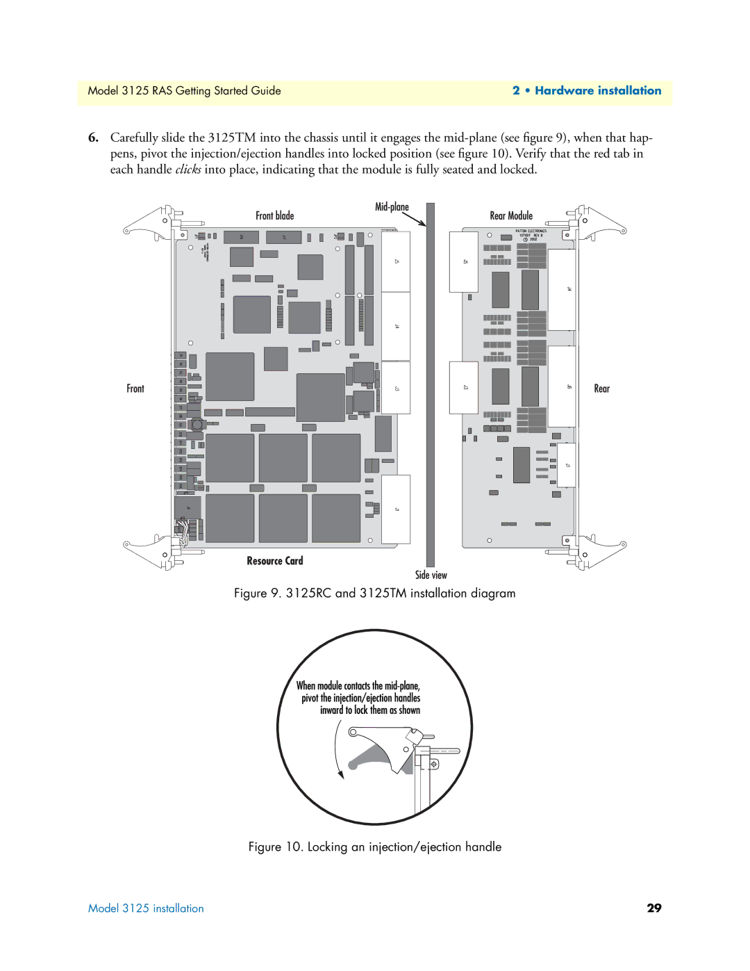 Patton electronic manual RC and 3125TM installation diagram 