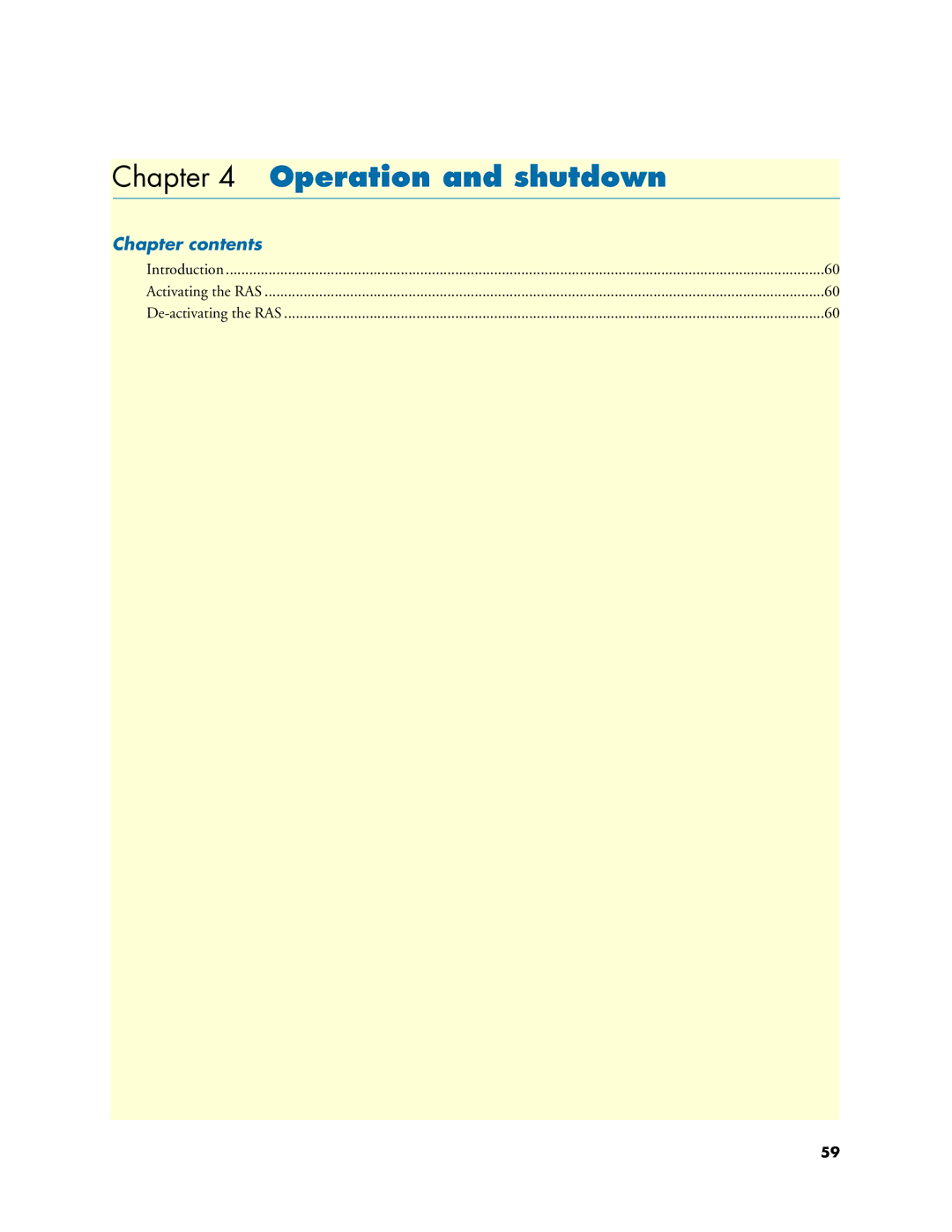 Patton electronic 3125 manual Operation and shutdown 