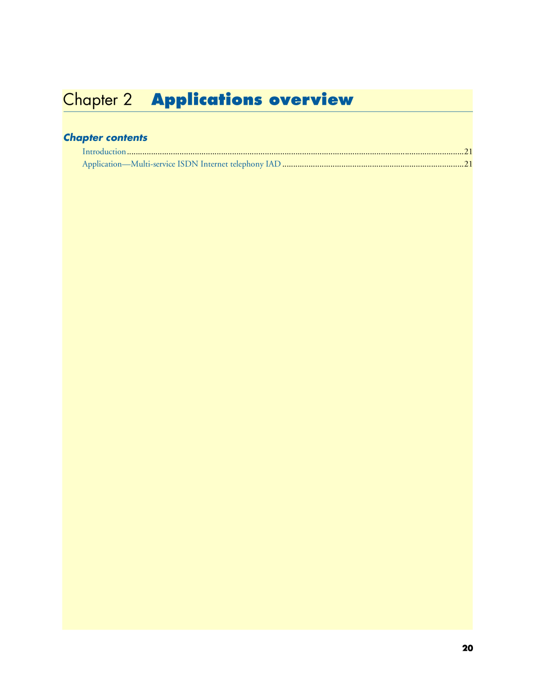 Patton electronic 4950-NCE manual Applications overview, Chapter contents 