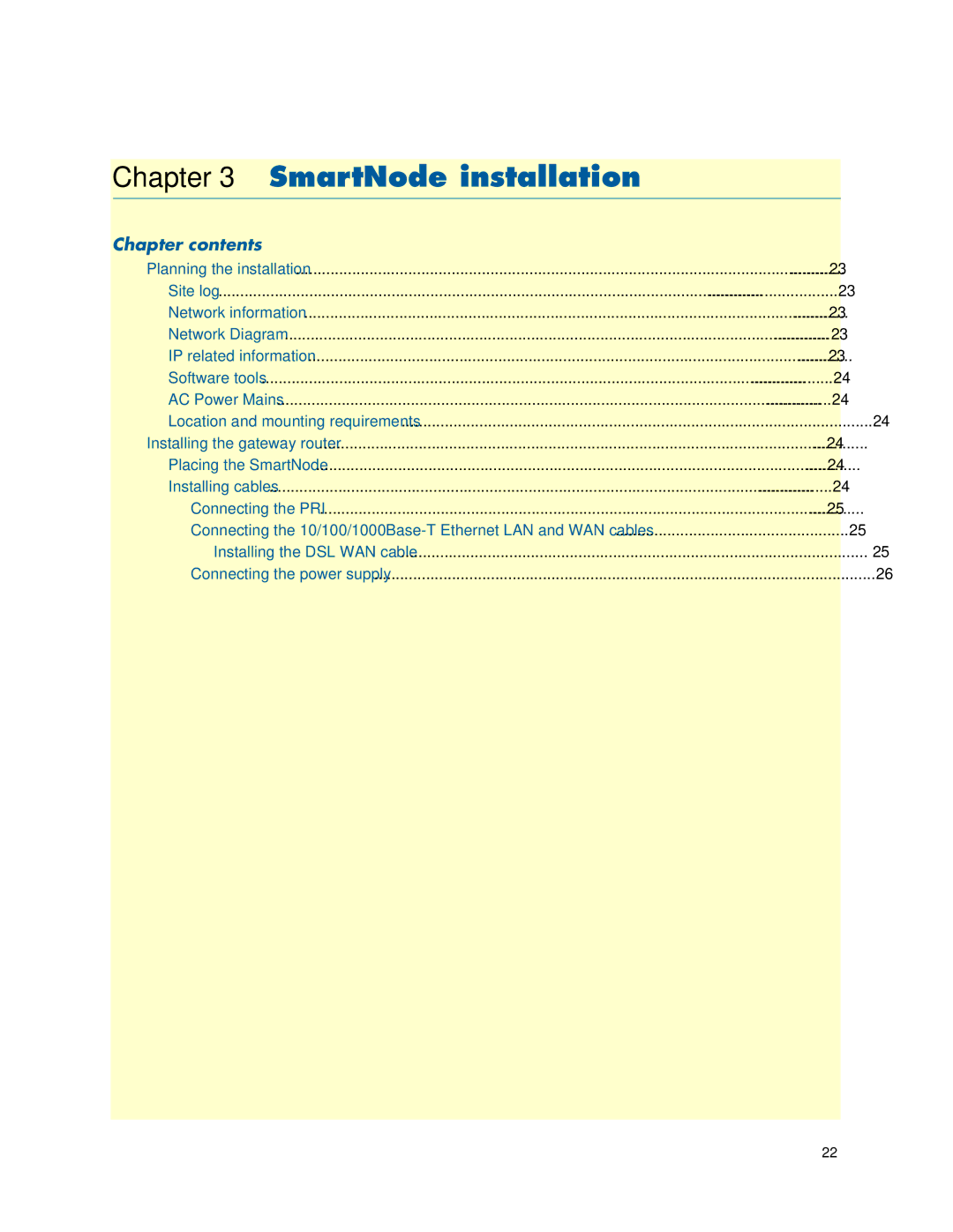 Patton electronic 4950-NCE manual SmartNode installation 