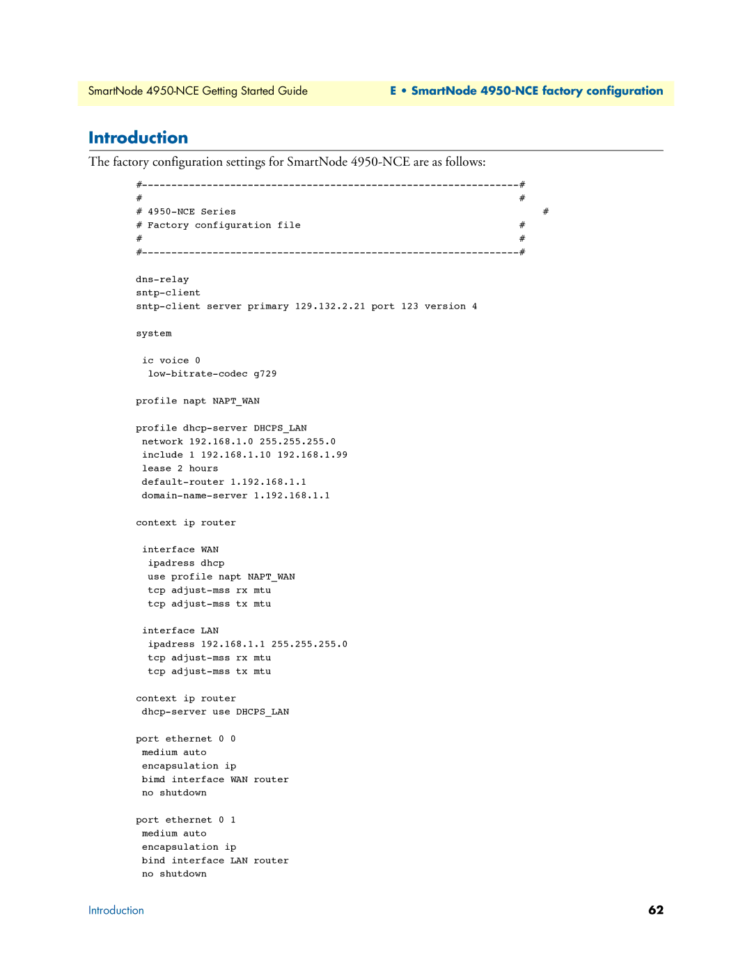 Patton electronic 4950-NCE manual Introduction 