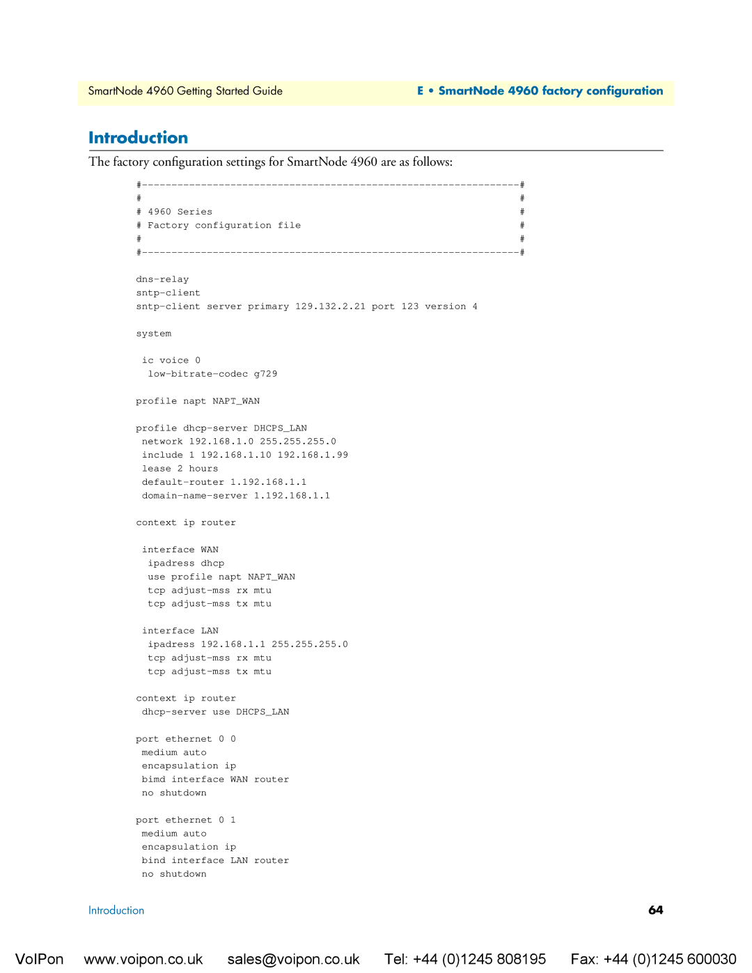 Patton electronic 4960 manual Introduction 