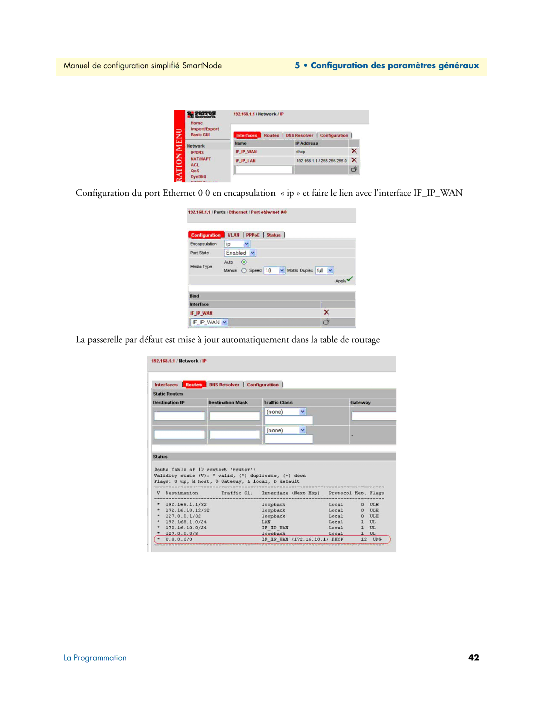 Patton electronic 496X, 46XX, 455X manual Configuration des paramètres généraux 