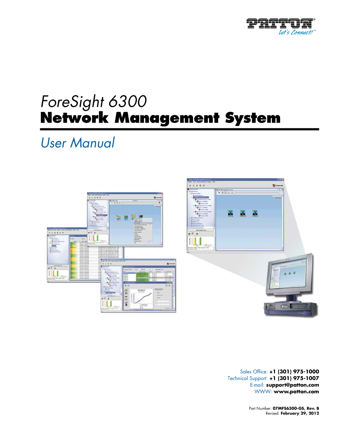 Patton electronic 6300 user manual ForeSight 