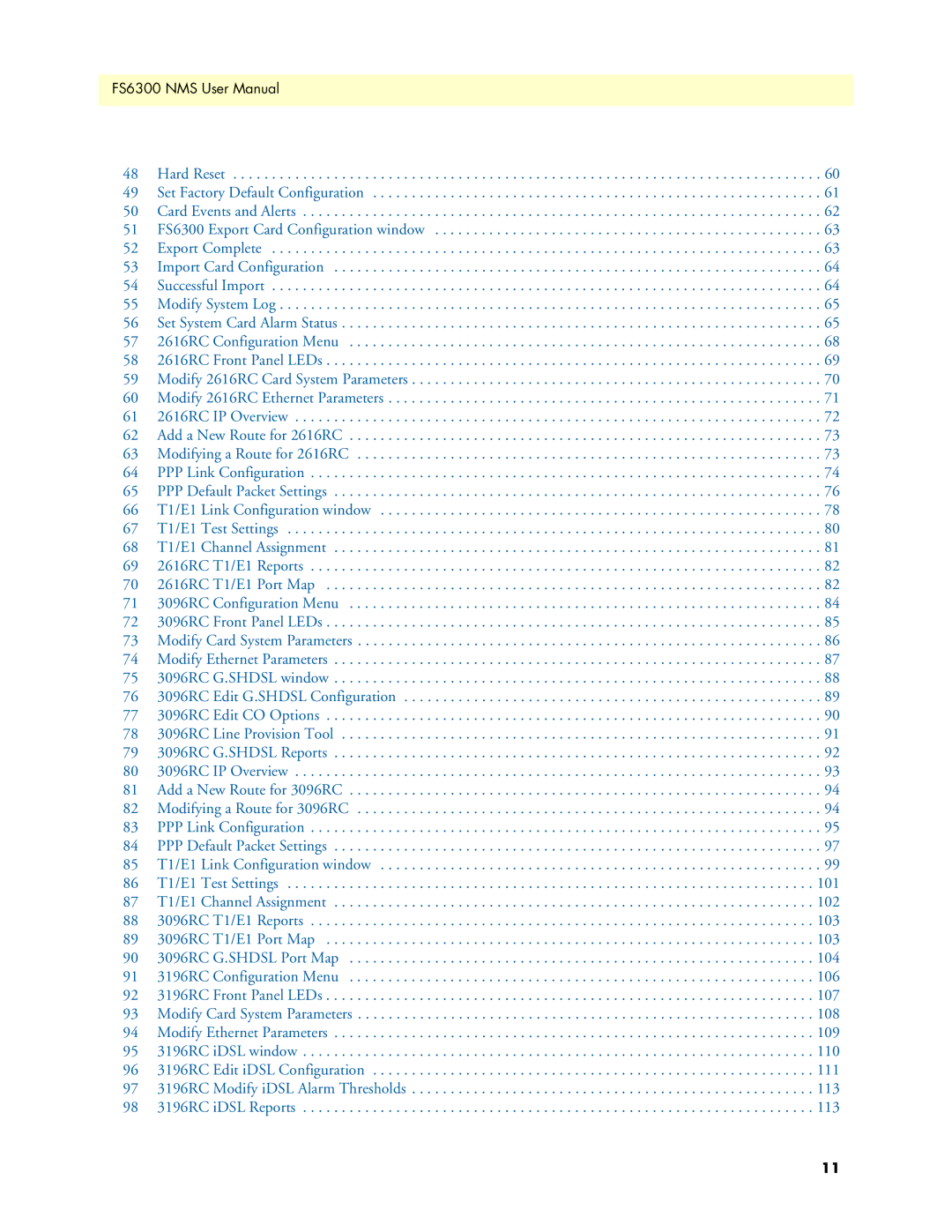 Patton electronic 6300 user manual 