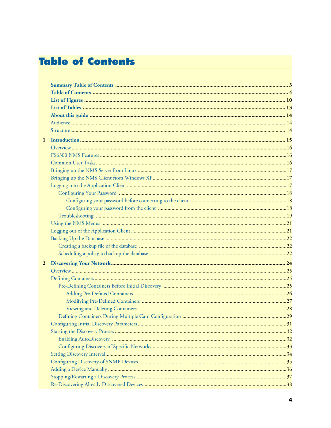 Patton electronic 6300 user manual Table of Contents 