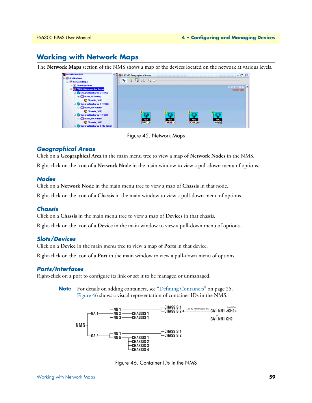 Patton electronic 6300 user manual Working with Network Maps 