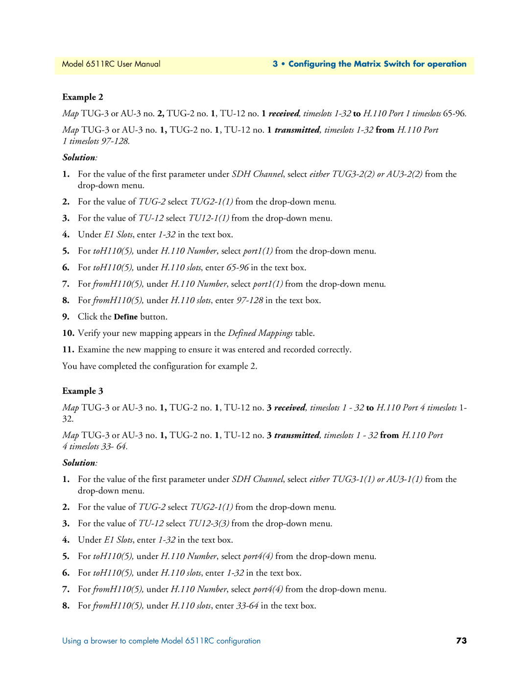 Patton electronic 6511RC user manual Solution 