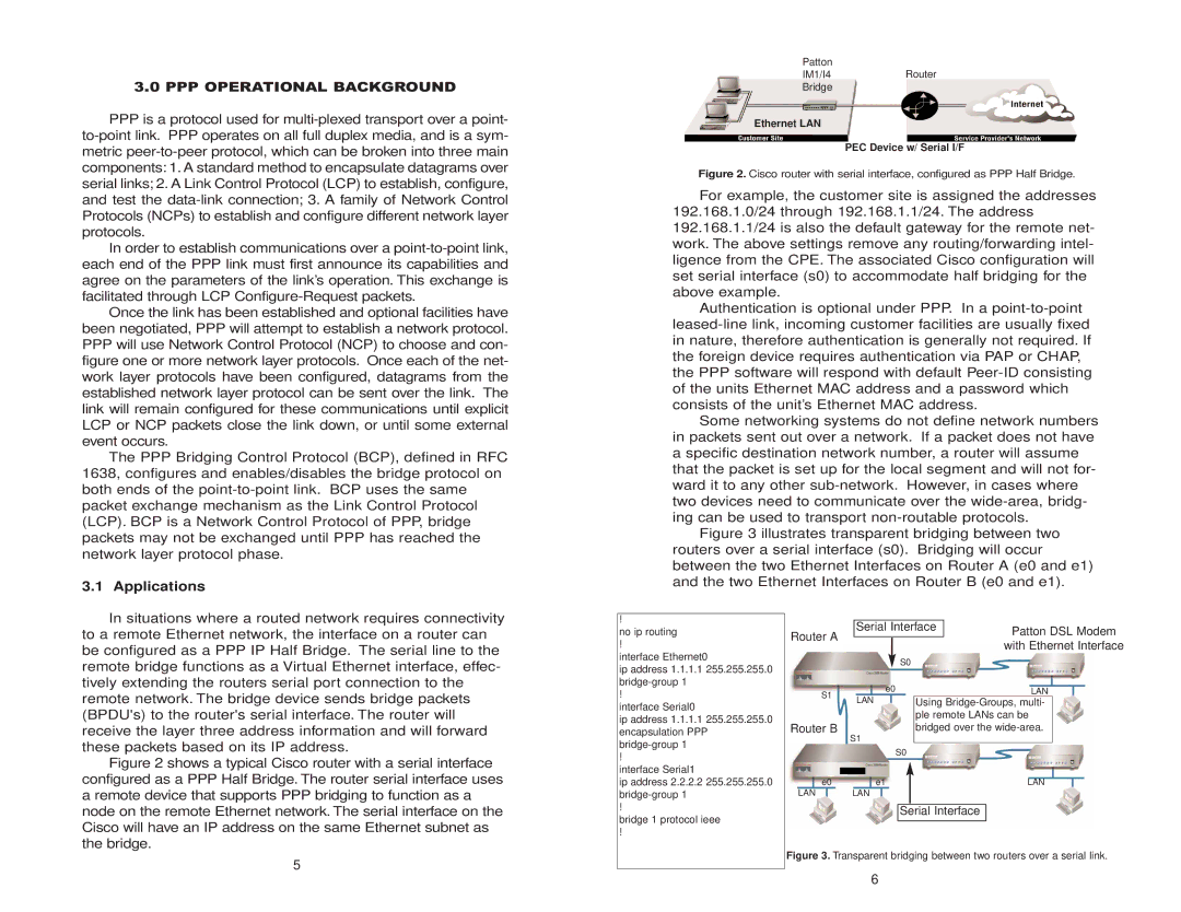 Patton electronic IM1/I4 user manual Applications 