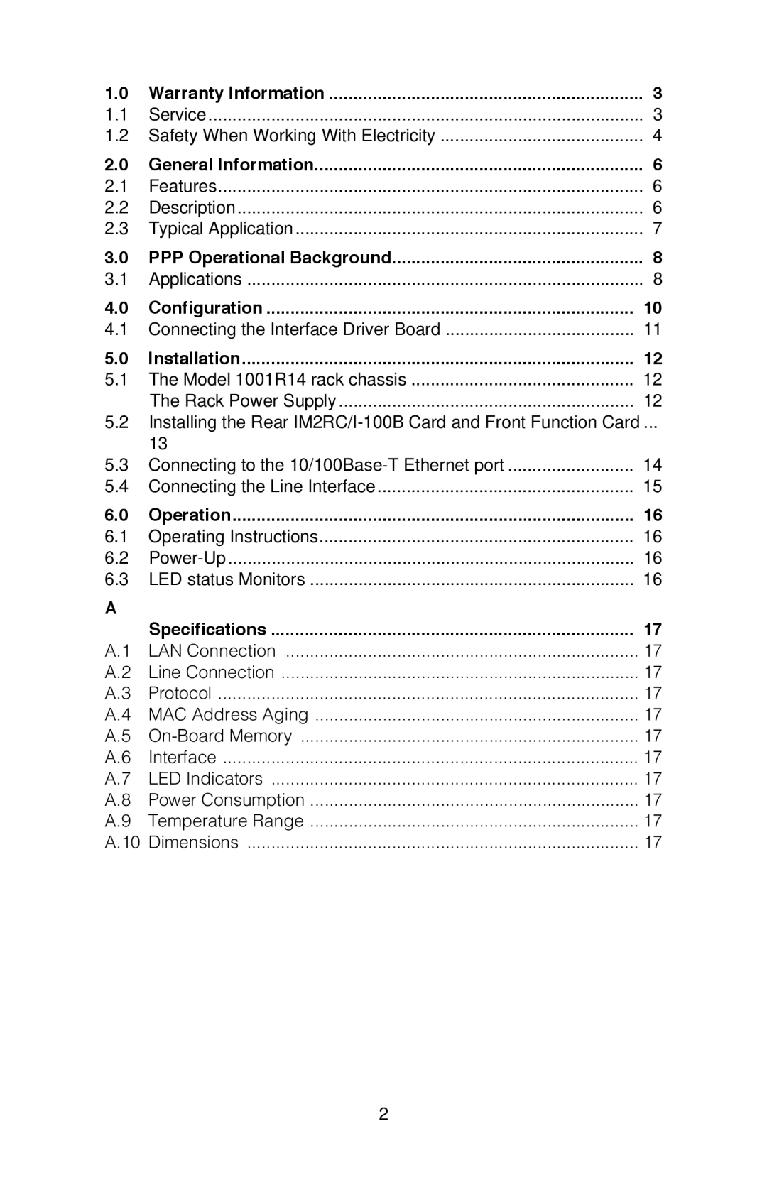 Patton electronic IM2RC/I-100B Warranty Information, General Information, PPP Operational Background, Configuration 