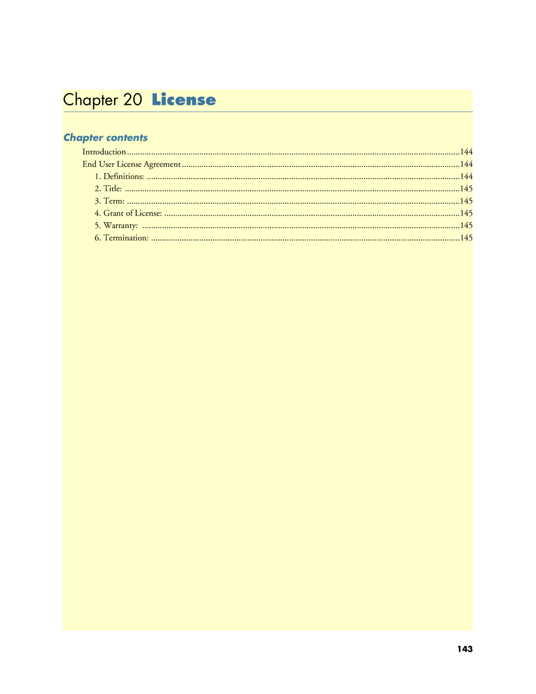 Patton electronic Model 2604 manual License 