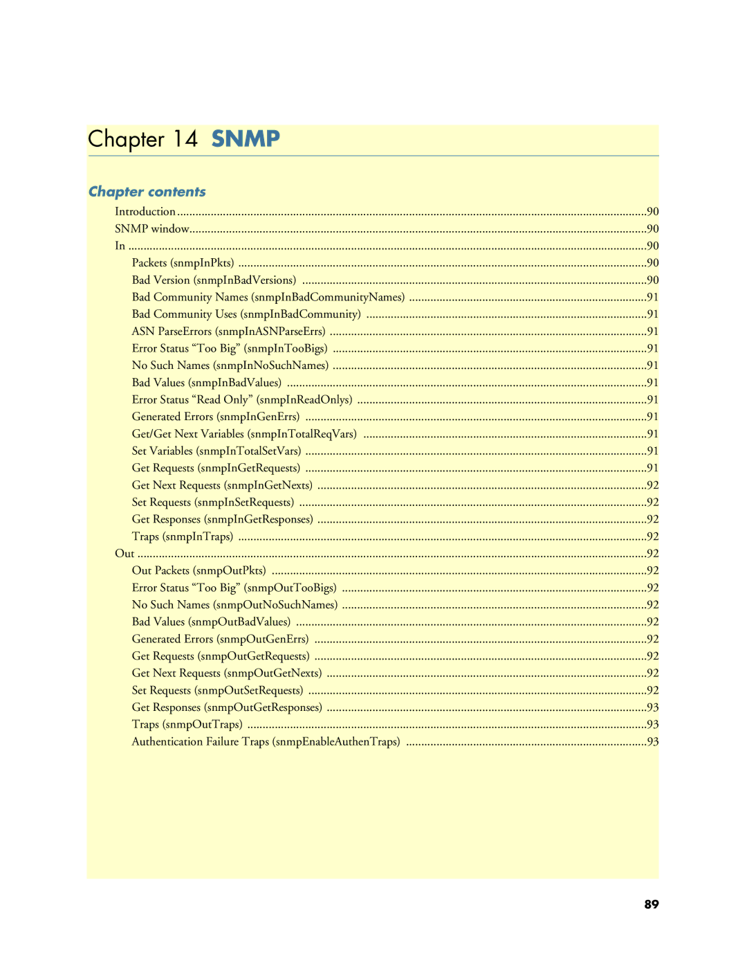 Patton electronic Model 2604 manual Snmp 