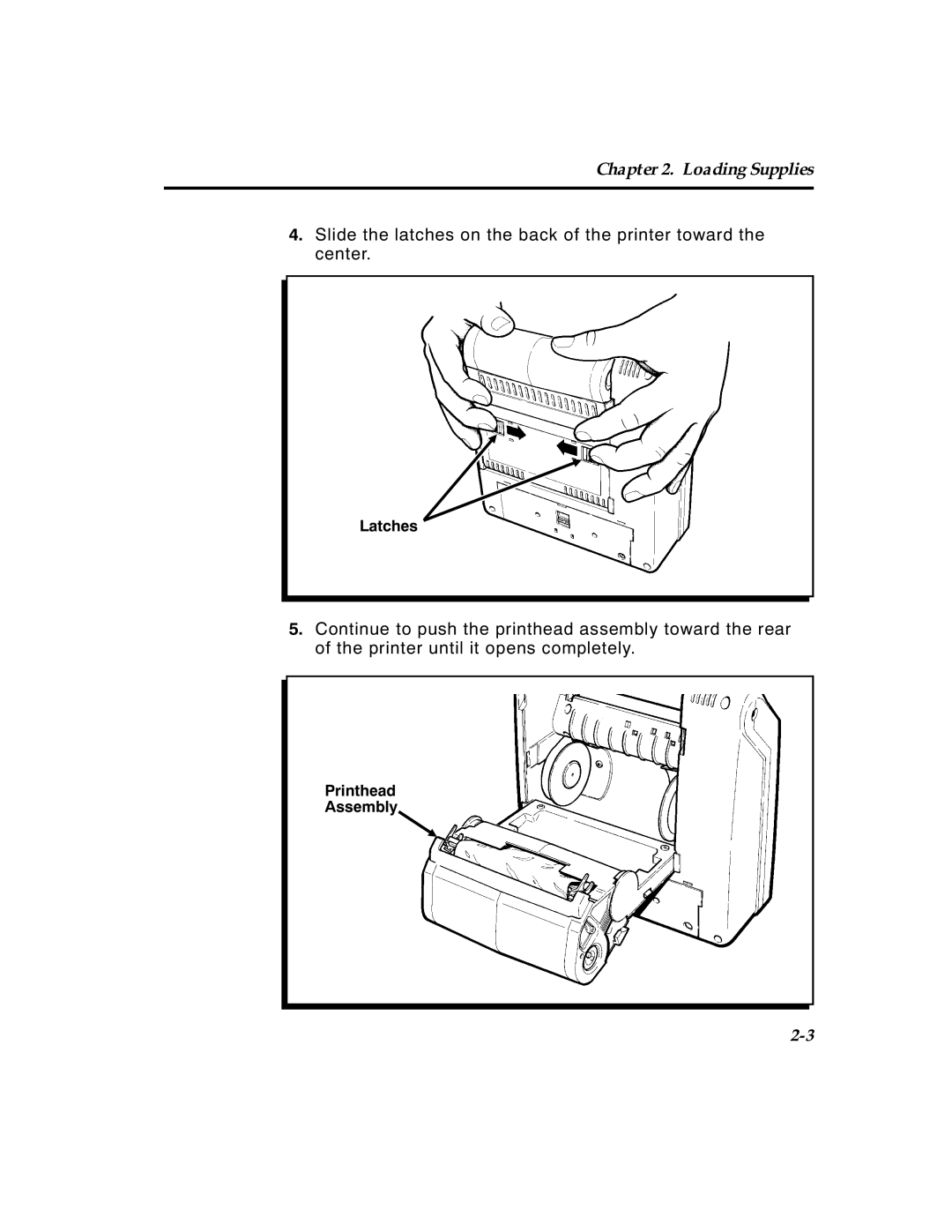 Paxar 4 manual Loading Supplies 