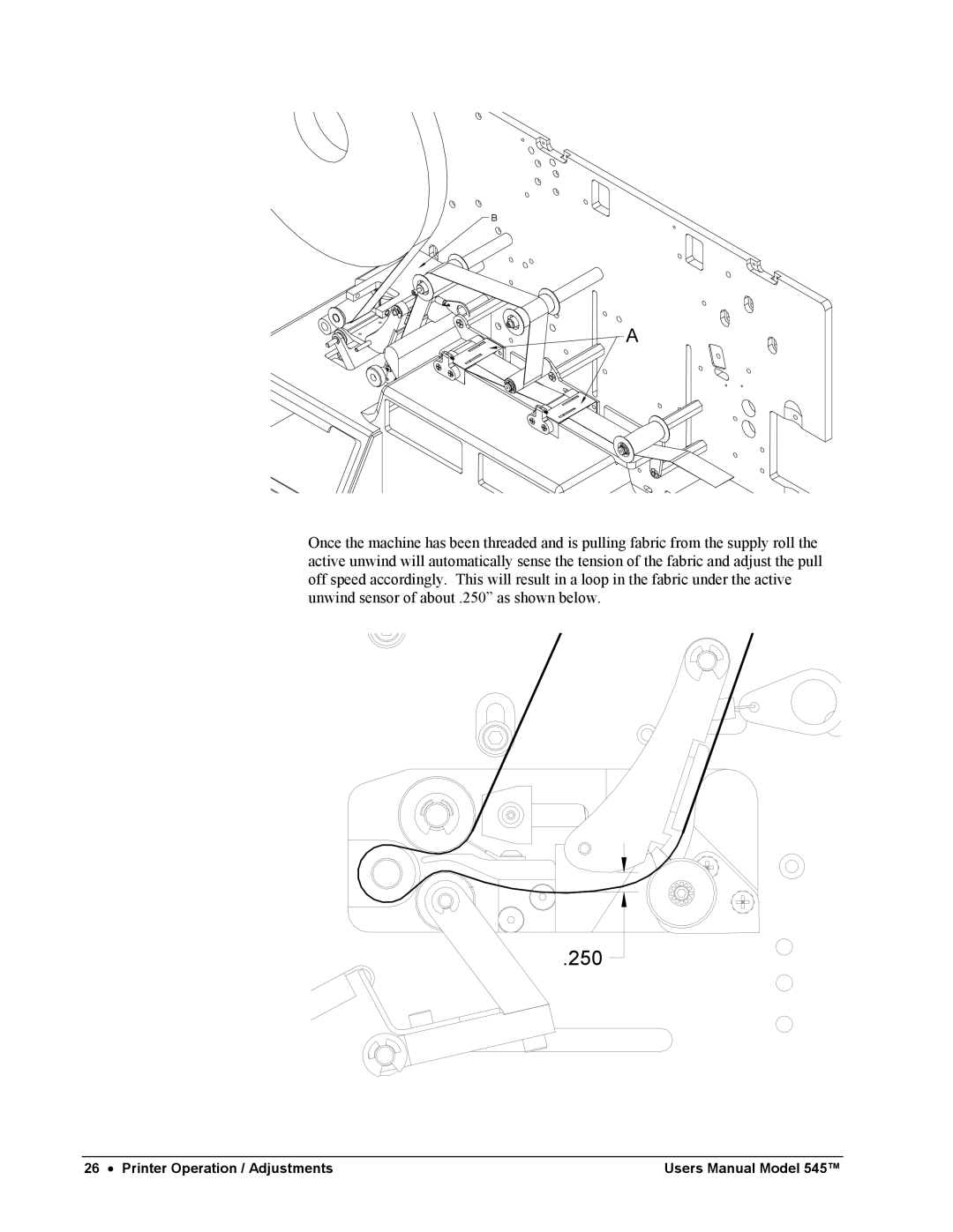 Paxar 545 user manual 250 