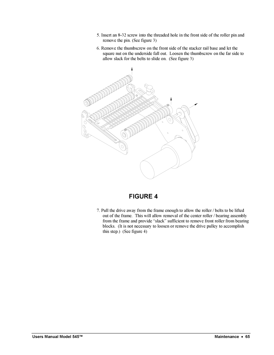 Paxar 545 user manual Maintenance 