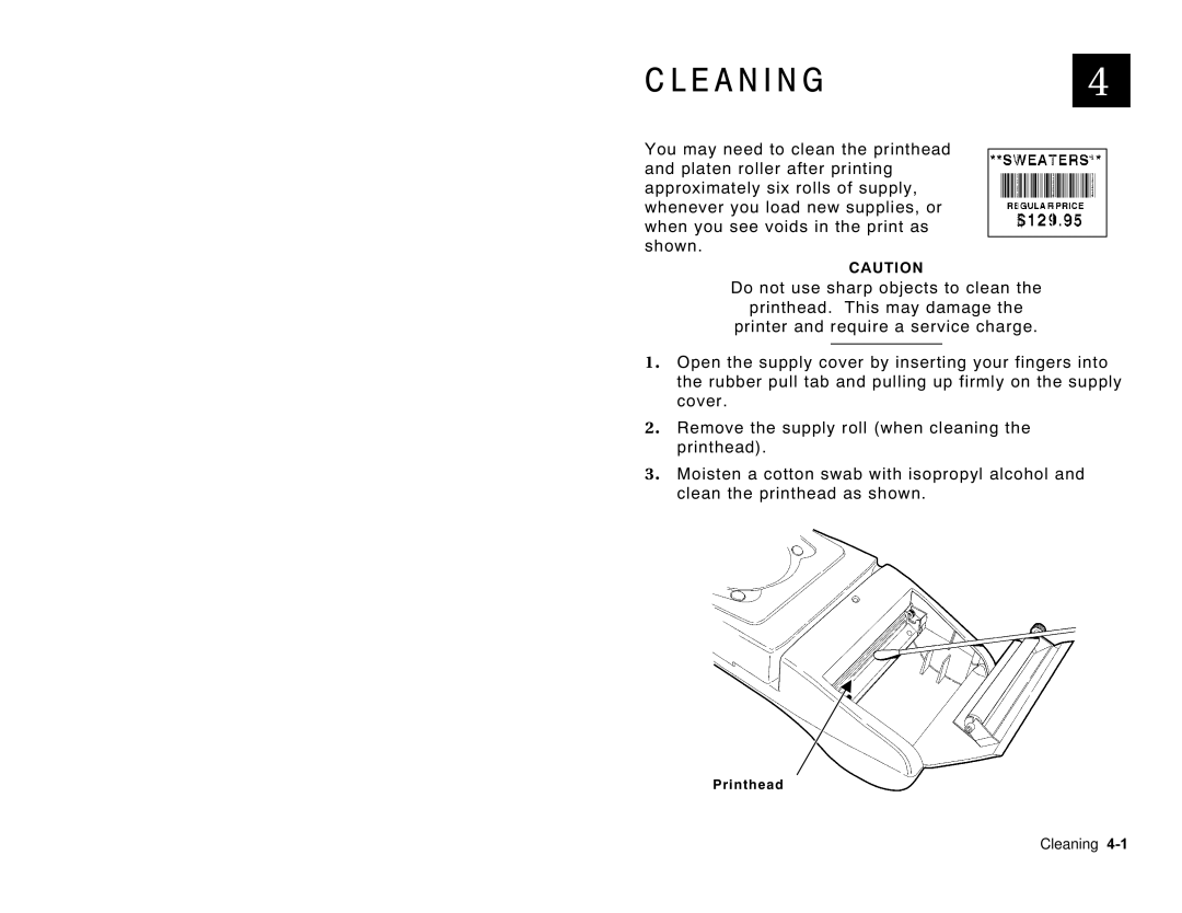 Paxar 6017 manual E a N I N G 