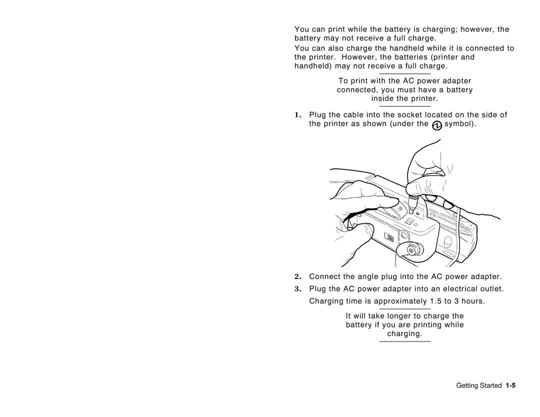 Paxar 6017 manual Getting Started 