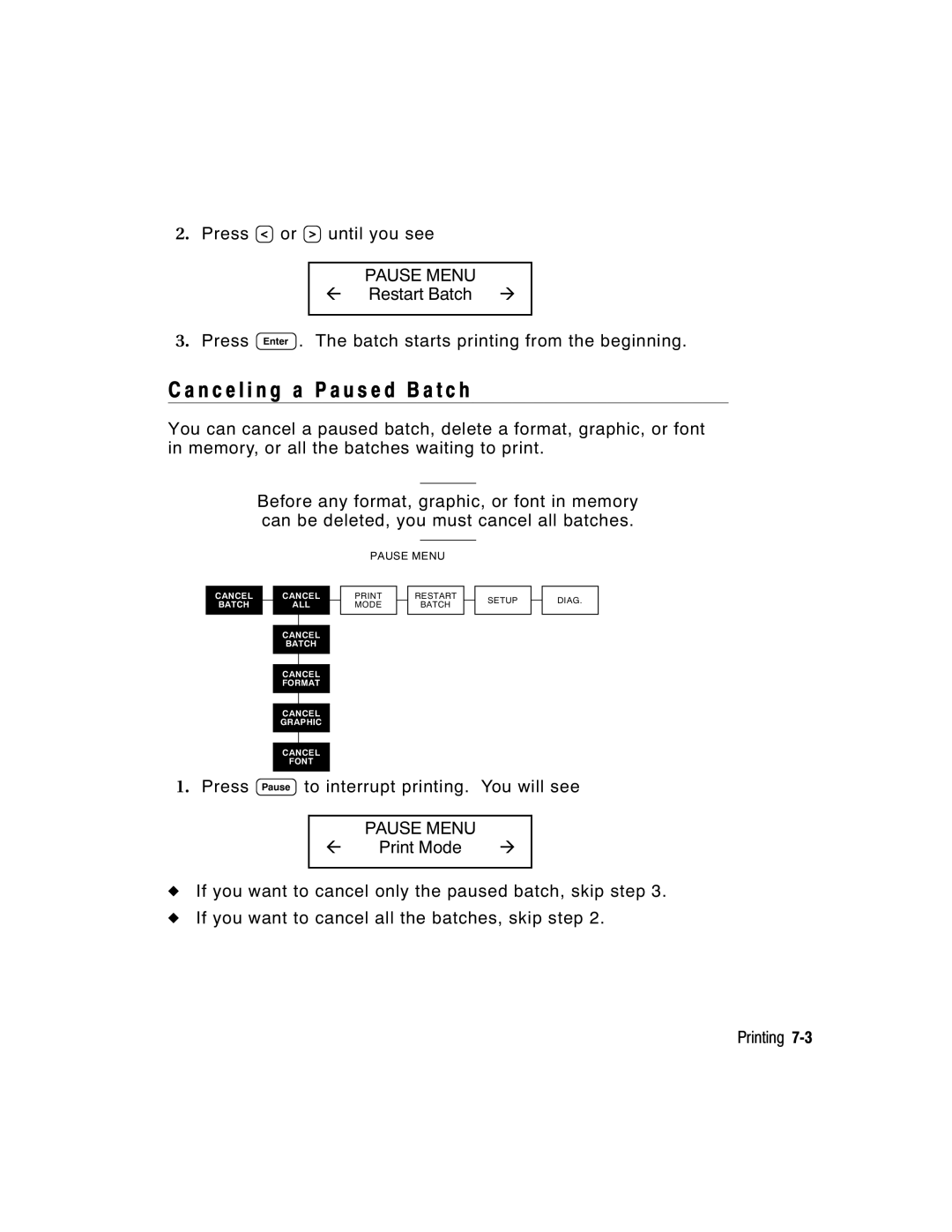 Paxar 917 manual N c e l i n g a P a u s e d B a t c h 