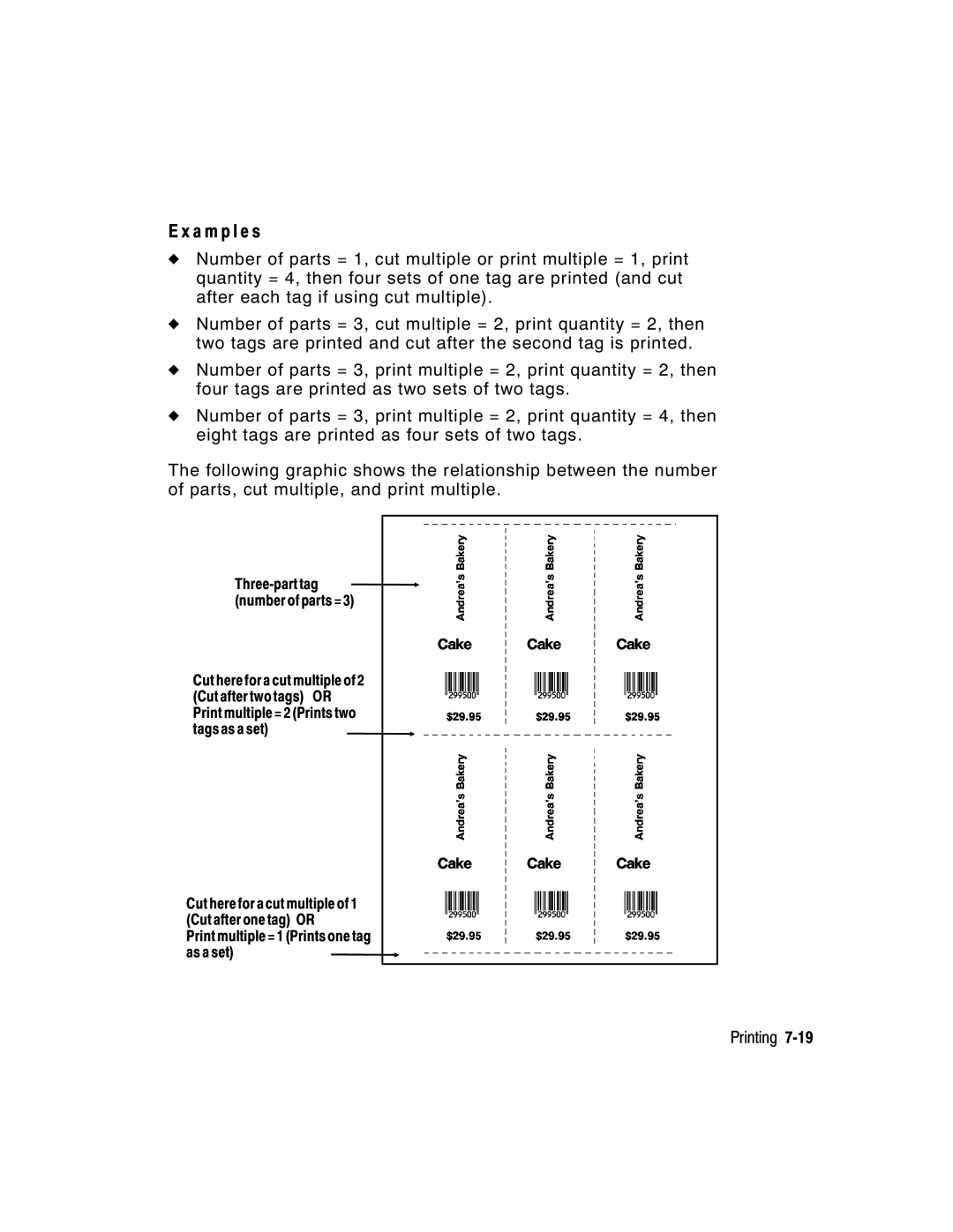 Paxar 917 manual A m p l e s 